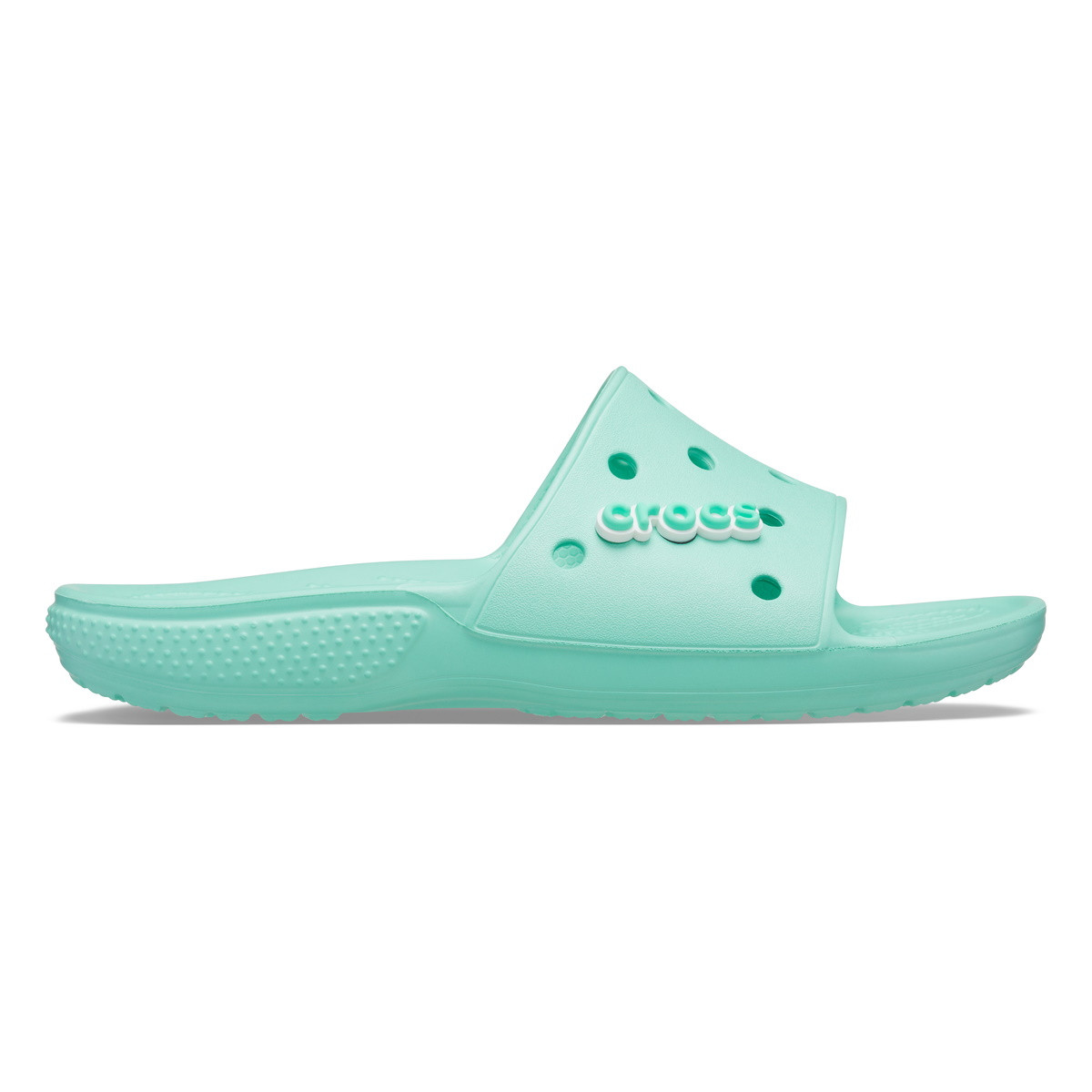 Papuci Classic Crocs Slide Iconic Crocs Comfort Verde - Pistachio - imagine 8